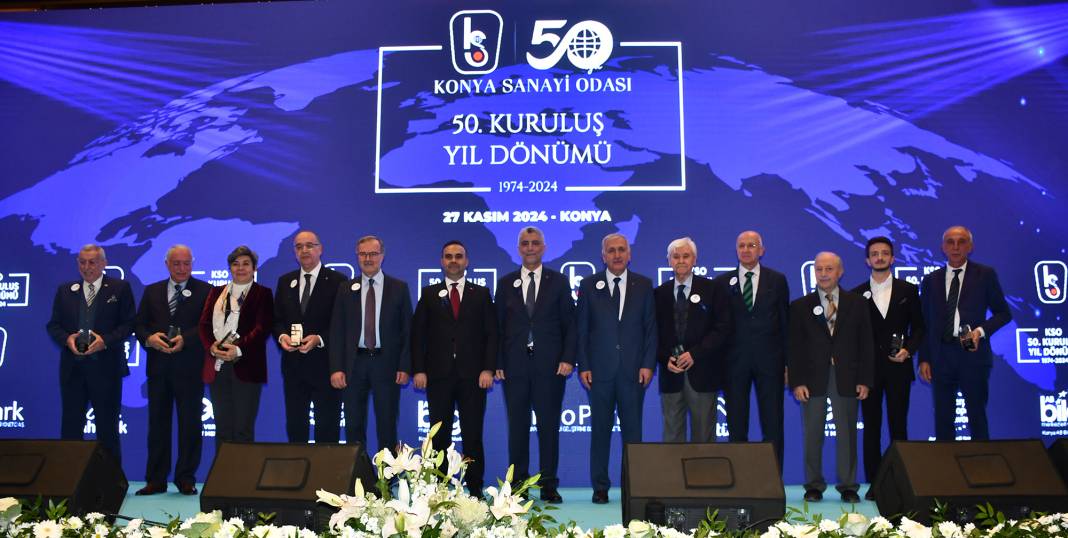 Konya Sanayi Odası'nda 40. ve 50. yılını tamamlayan firmalar 12